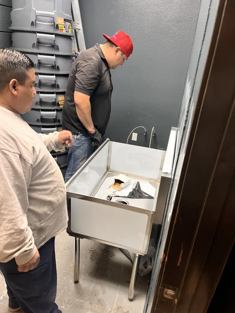 Commercial plumbing and sink installation in Elberon